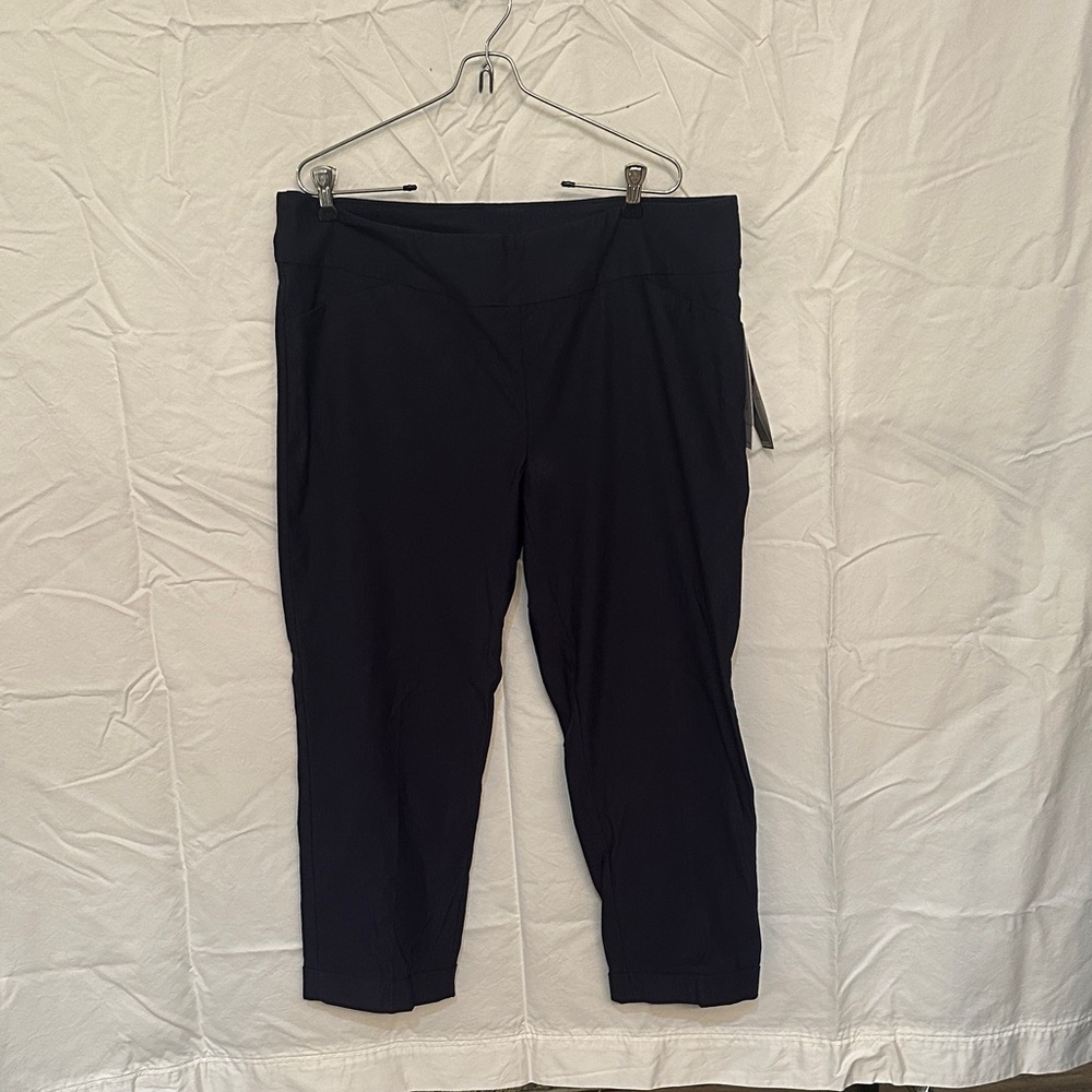 Tribal Women's Dark Blue Ankle Pants